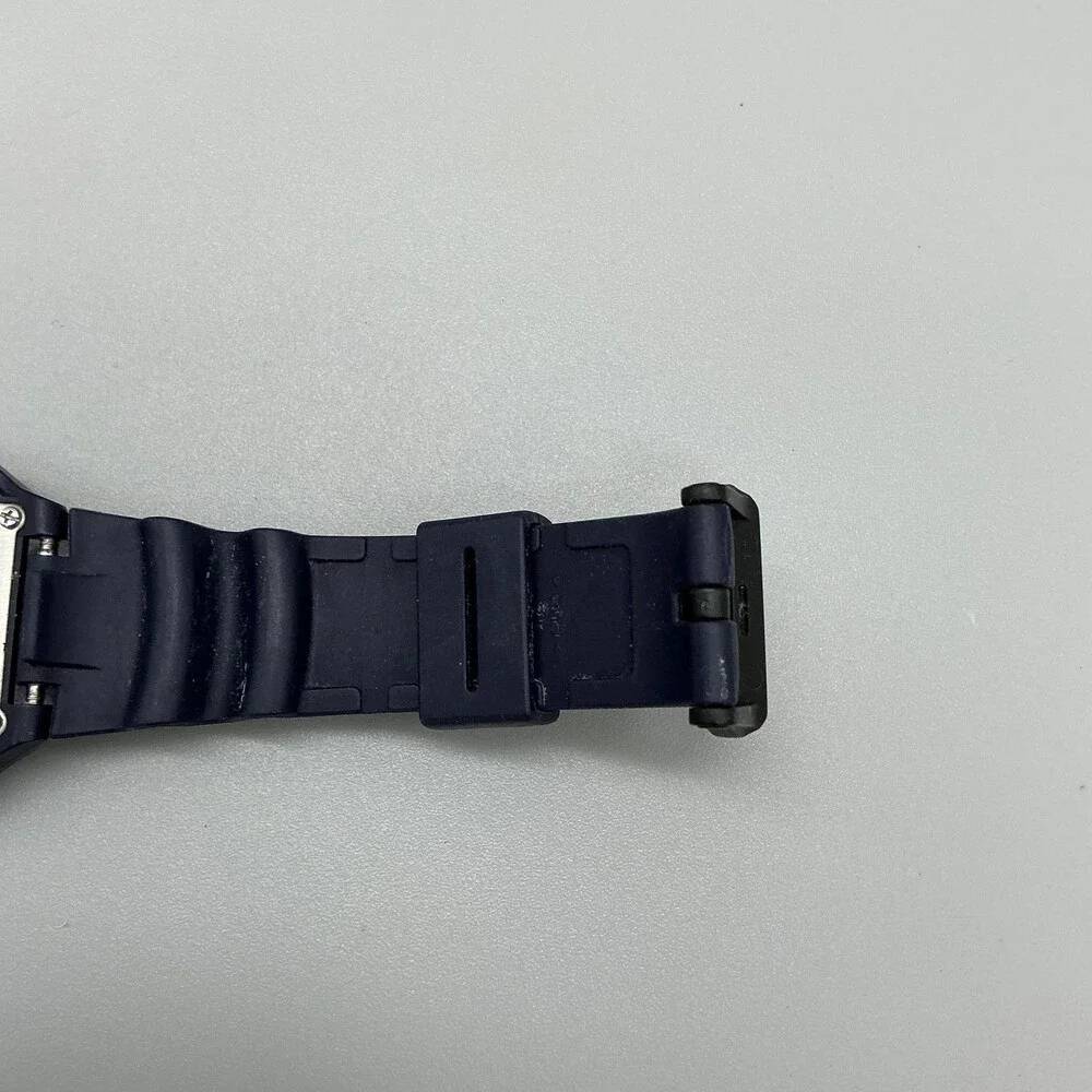 Casio W-218H Mens Watch 43mm Gray Digital Blue 50M Illuminator Alarm Chronograph